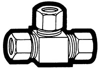 Compliant Compression Union Tee Fittings
