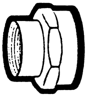 Compliant Female Garden Hose to Female Pipe Adapter Fittings